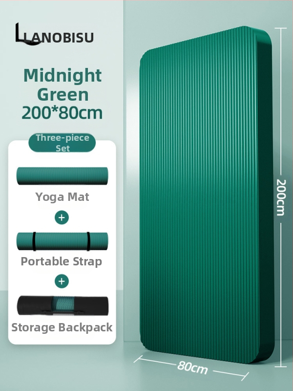 Seljakuivatav meeste treeningmatt algajatele, laiendatud ja pikendatud libisemiskindel kulumiskindel treeningjoogamatt sportimiseks