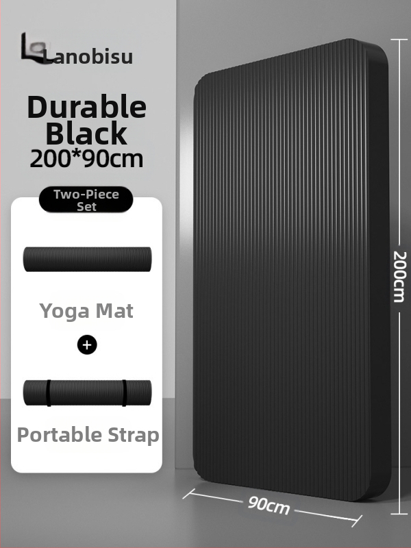 Seljakuivatav meeste treeningmatt algajatele, laiendatud ja pikendatud libisemiskindel kulumiskindel treeningjoogamatt sportimiseks