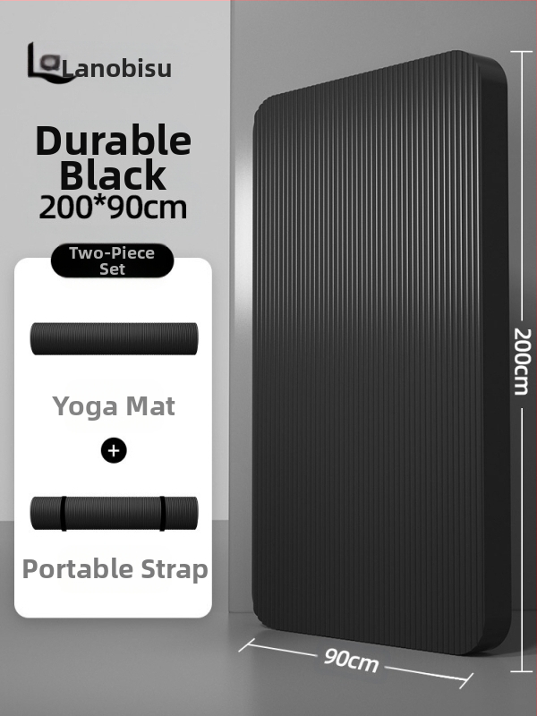 Seljakuivatav meeste treeningmatt algajatele, laiendatud ja pikendatud libisemiskindel kulumiskindel treeningjoogamatt sportimiseks