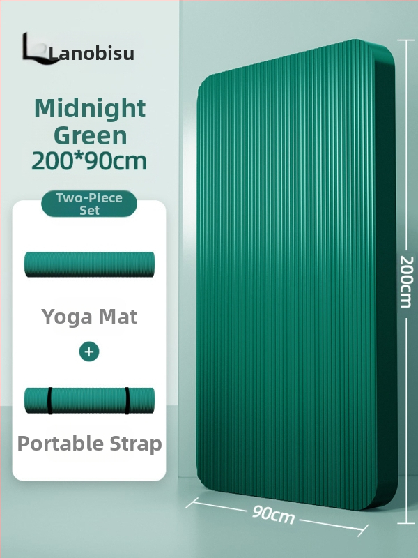 Seljakuivatav meeste treeningmatt algajatele, laiendatud ja pikendatud libisemiskindel kulumiskindel treeningjoogamatt sportimiseks