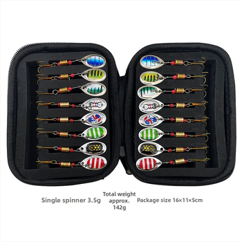 „Luya“ besisukančių kompozicinių blizgučių maišelių rinkinys, išorinių maišelių rinkinys, 16 dalių, metalinis, rankomis sukamas „Luya“ blizgučiais