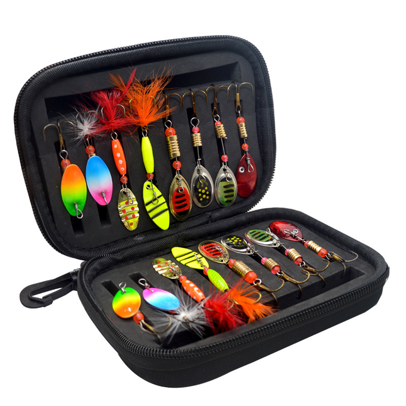 „Luya“ besisukančių kompozicinių blizgučių maišelių rinkinys, išorinių maišelių rinkinys, 16 dalių, metalinis, rankomis sukamas „Luya“ blizgučiais