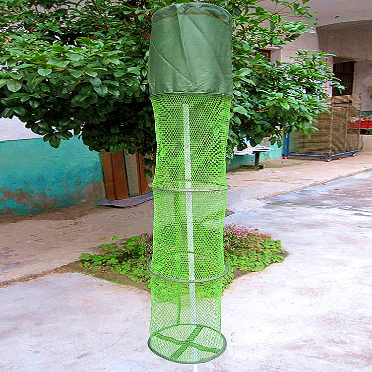 Kalavõrgu tootja kalakorv liimkattega väike kalakaitse roostevabast terasest maapinnast kalakaitsevõrk kalapüük lihtne kiiresti kuivav kalavõrgukott püügivahendid