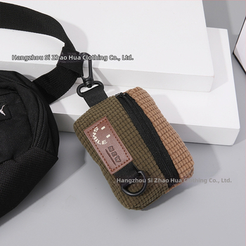 Mini mündikott Trendikas brändi väike kott ripatsiga rõivaaksessuaarid rippuv kõrvaklappide kott kaasaskantav hoiustusvõtmekott mündile