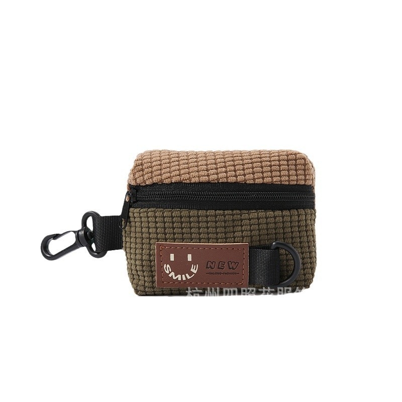 Mini mündikott Trendikas brändi väike kott ripatsiga rõivaaksessuaarid rippuv kõrvaklappide kott kaasaskantav hoiustusvõtmekott mündile