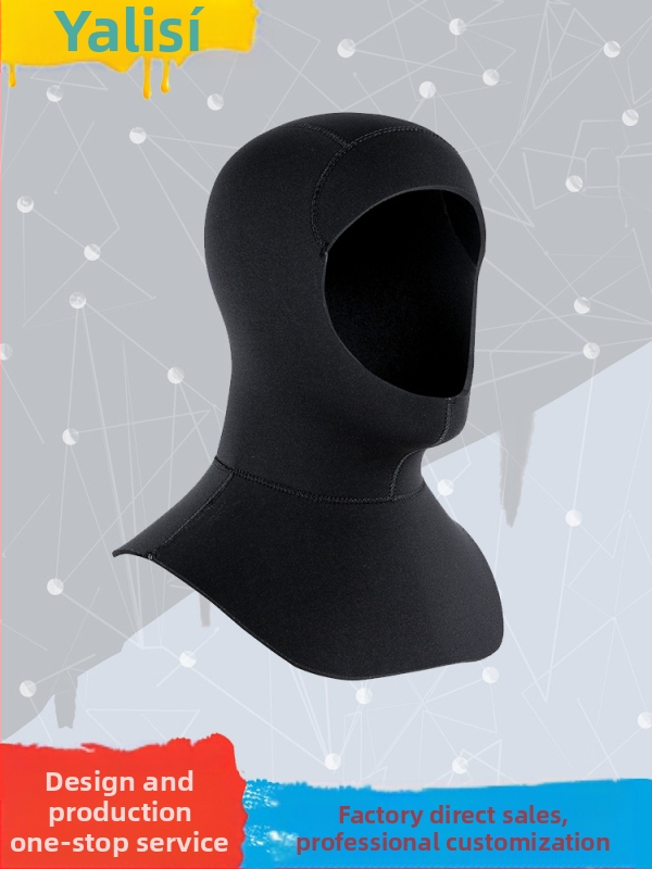 3–5 mm nardymo gobtuvas, skirtas nardymui su vamzdeliu, banglenčių sportui, šilta ausų apsauga, galvos apsauga, apsauga nuo saulės, apsauga nuo šalčio, žiemos gobtuvas vyrams ir moterims