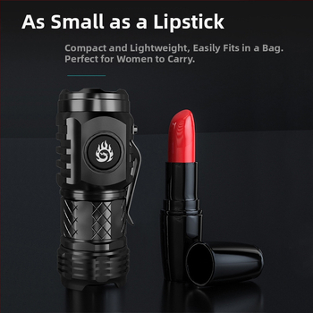 Νέος διασυνοριακός ισχυρός φακός τριών ματιών με φωτεινό φακό Wick για οικιακή χρήση, φορητός, πολυλειτουργικός εξωτερικός φακός LED