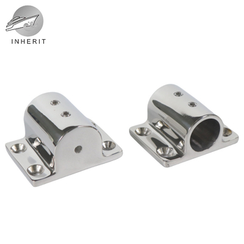 Spetsiaalne kandiline iste Precision Cast Yacht Marine riistvara tarvikud Hulgimüük 316 roostevabast terasest 22/25 mm 1-tolline toruiste