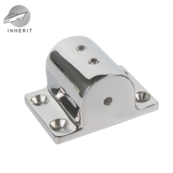 Spetsiaalne kandiline iste Precision Cast Yacht Marine riistvara tarvikud Hulgimüük 316 roostevabast terasest 22/25 mm 1-tolline toruiste