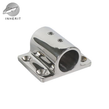 Spetsiaalne kandiline iste Precision Cast Yacht Marine riistvara tarvikud Hulgimüük 316 roostevabast terasest 22/25 mm 1-tolline toruiste