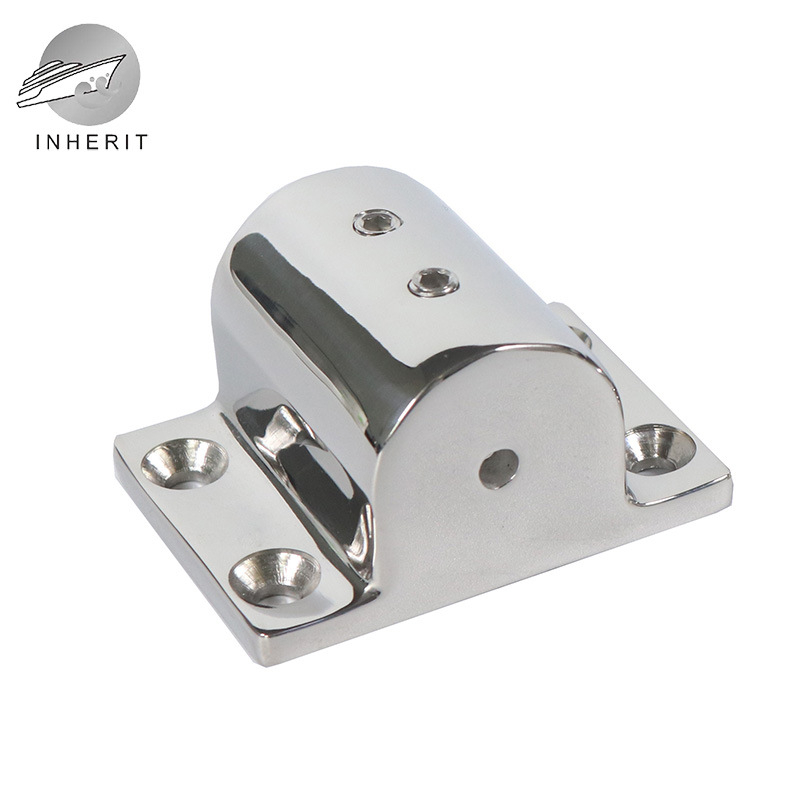 Spetsiaalne kandiline iste Precision Cast Yacht Marine riistvara tarvikud Hulgimüük 316 roostevabast terasest 22/25 mm 1-tolline toruiste