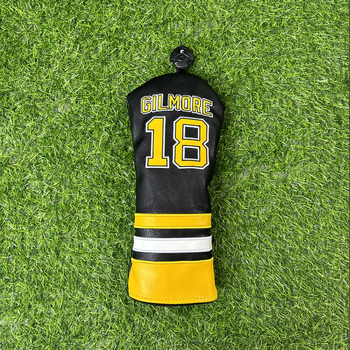 Γκολφ Μπαστούνι Διασυνοριακό Νο. 18 Αθλητικό Τζέρσεϊ Συγκολλημένο Χρώμα Νο. 1 Ξύλινο Προστατευτικό Κάλυμμα για το Κεφάλι του Ποδιού του Γκολφ