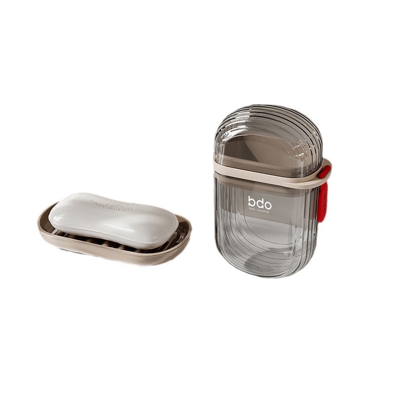 Etravel Easy Travel Σαπουνόκουτο Ταξιδιού Δημιουργικό Σκεπαστό Σφραγισμένο Σαπουνόκουτο Αποχέτευσης Φορητό Αποθήκευση Επαγγελματικών Ταξιδιών