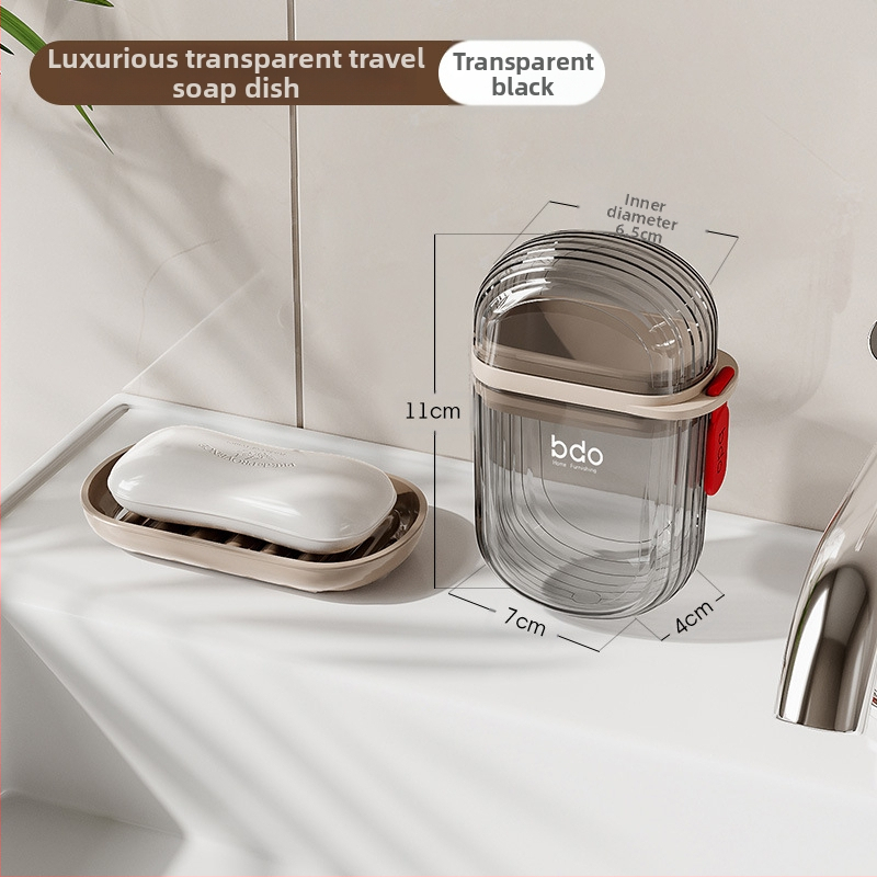 Etravel Easy Travel Σαπουνόκουτο Ταξιδιού Δημιουργικό Σκεπαστό Σφραγισμένο Σαπουνόκουτο Αποχέτευσης Φορητό Αποθήκευση Επαγγελματικών Ταξιδιών