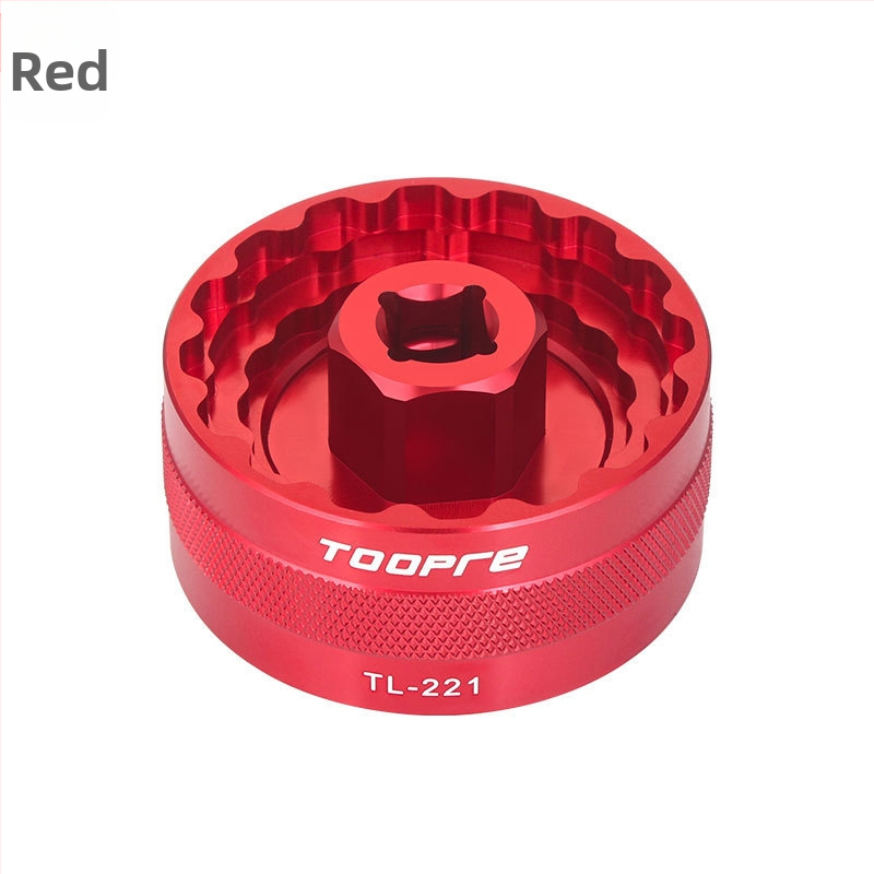 TOOPRE kerékpár ötirányú középtengely hüvely hegyi kerékpár integrált menetes középtengely eltávolító és beszerelő szerszám