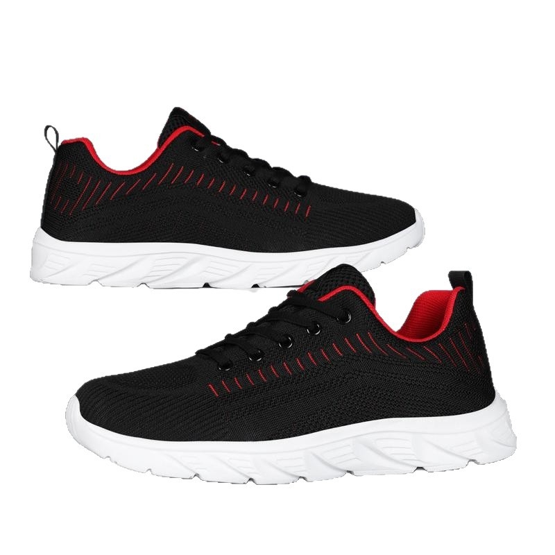 Külkereskedelmi eredeti megrendelés határokon átnyúló robbanások plus size alkalmi futócipők légyszövött cipő