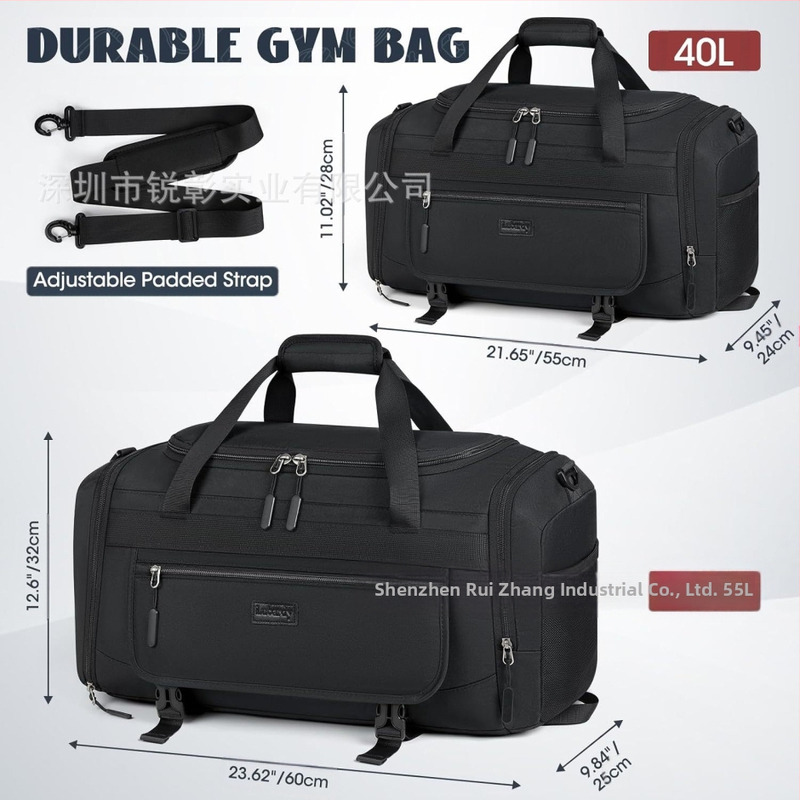 Mitrās un sausās atdalīšanas fitnesa soma, pārrobežu, Oksfordas auduma uzglabāšanas soma, īpaši viegla ceļojumu soma, bagāžas soma, jogas soma, antibakteriāla, ūdensizturīga