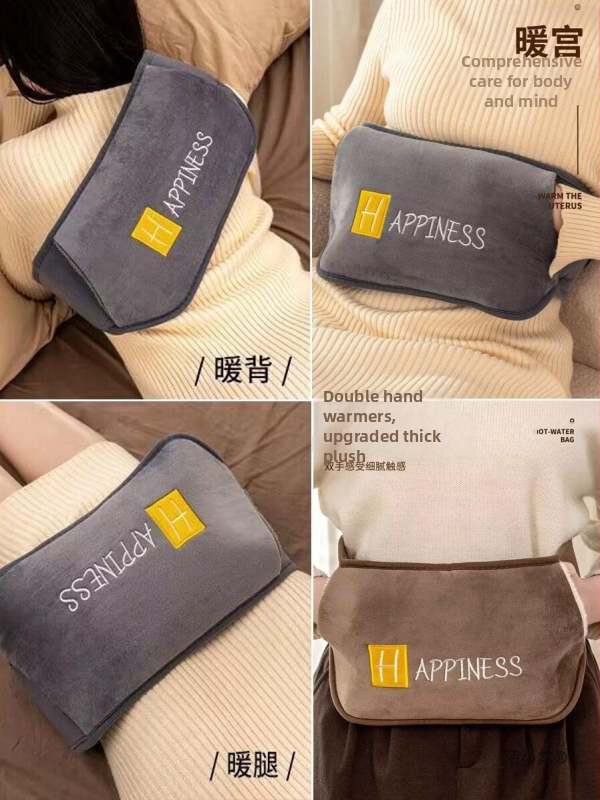 Karšto vandens maišelis, įkraunamas, sprogimui atsparus, šilto vandens maišelis, vilnonis, mielas, šiltas kūdikio mergaitės karštas kompresas, juosmens, pilvuko ir rankų šildytuvas