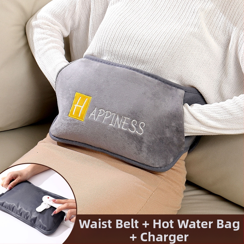 Karšto vandens maišelis, įkraunamas, sprogimui atsparus, šilto vandens maišelis, vilnonis, mielas, šiltas kūdikio mergaitės karštas kompresas, juosmens, pilvuko ir rankų šildytuvas