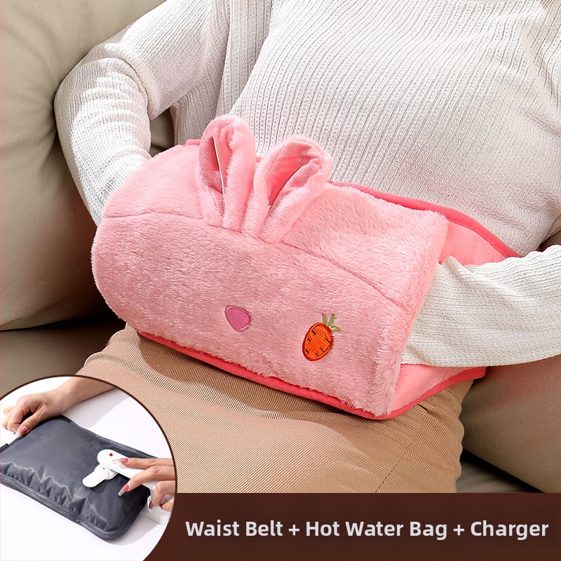 Karšto vandens maišelis, įkraunamas, sprogimui atsparus, šilto vandens maišelis, vilnonis, mielas, šiltas kūdikio mergaitės karštas kompresas, juosmens, pilvuko ir rankų šildytuvas