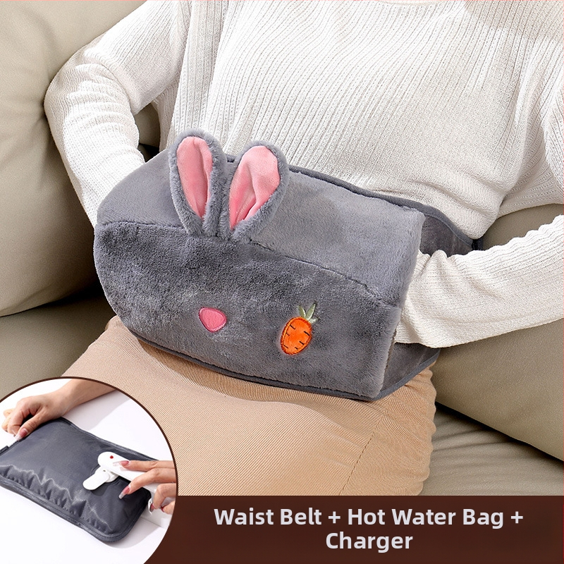 Karšto vandens maišelis, įkraunamas, sprogimui atsparus, šilto vandens maišelis, vilnonis, mielas, šiltas kūdikio mergaitės karštas kompresas, juosmens, pilvuko ir rankų šildytuvas
