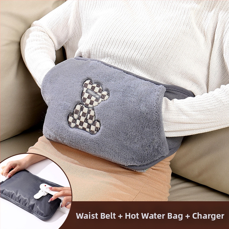 Karšto vandens maišelis, įkraunamas, sprogimui atsparus, šilto vandens maišelis, vilnonis, mielas, šiltas kūdikio mergaitės karštas kompresas, juosmens, pilvuko ir rankų šildytuvas