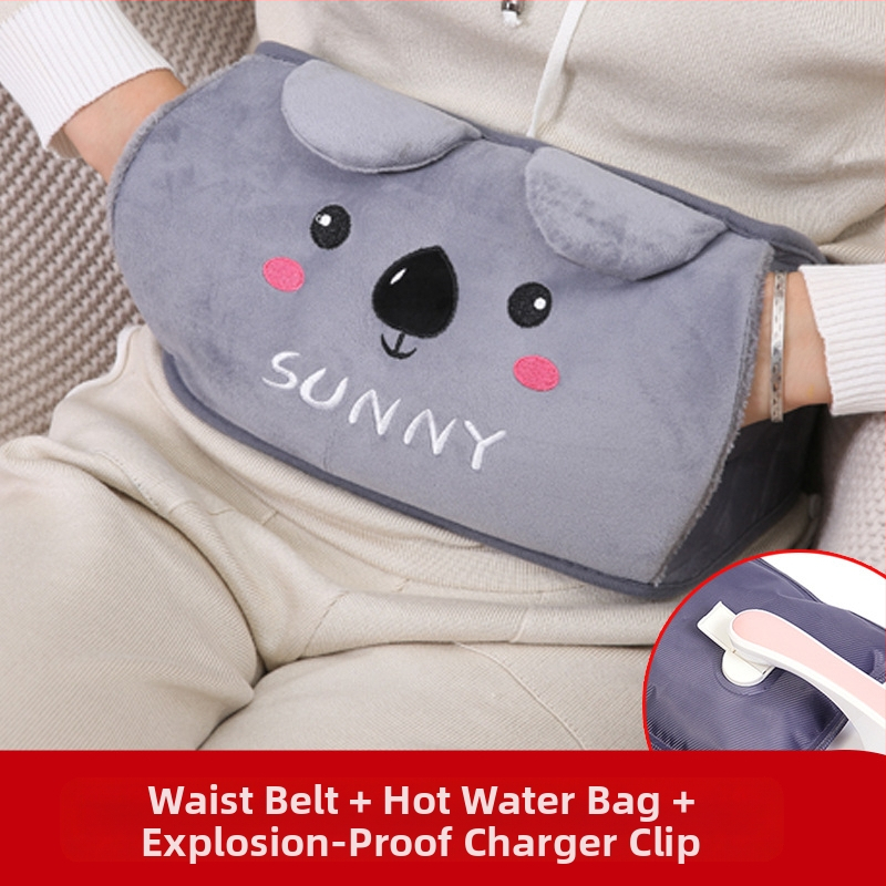 Karšto vandens maišelis, įkraunamas, sprogimui atsparus, šilto vandens maišelis, vilnonis, mielas, šiltas kūdikio mergaitės karštas kompresas, juosmens, pilvuko ir rankų šildytuvas