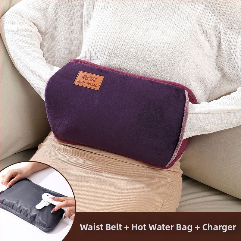 Karšto vandens maišelis, įkraunamas, sprogimui atsparus, šilto vandens maišelis, vilnonis, mielas, šiltas kūdikio mergaitės karštas kompresas, juosmens, pilvuko ir rankų šildytuvas