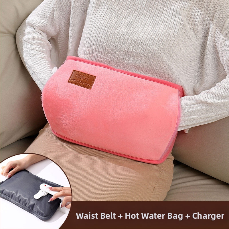 Karšto vandens maišelis, įkraunamas, sprogimui atsparus, šilto vandens maišelis, vilnonis, mielas, šiltas kūdikio mergaitės karštas kompresas, juosmens, pilvuko ir rankų šildytuvas