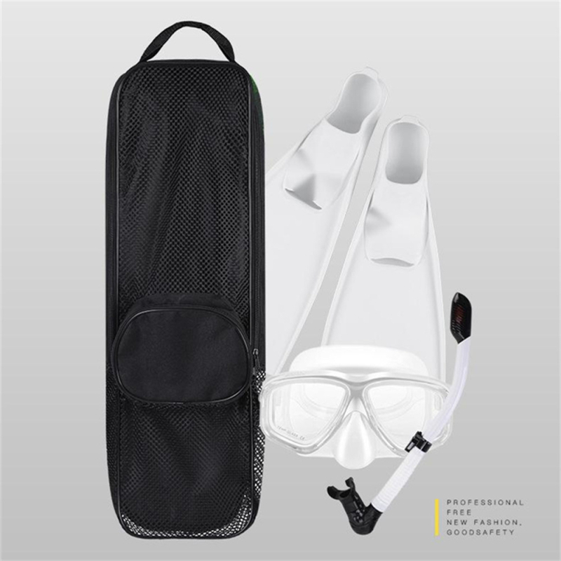 Geantă de scufundări cu plasă, geantă de echipament, geantă de umăr cu curea de umăr, geantă de înot pentru snorkeling