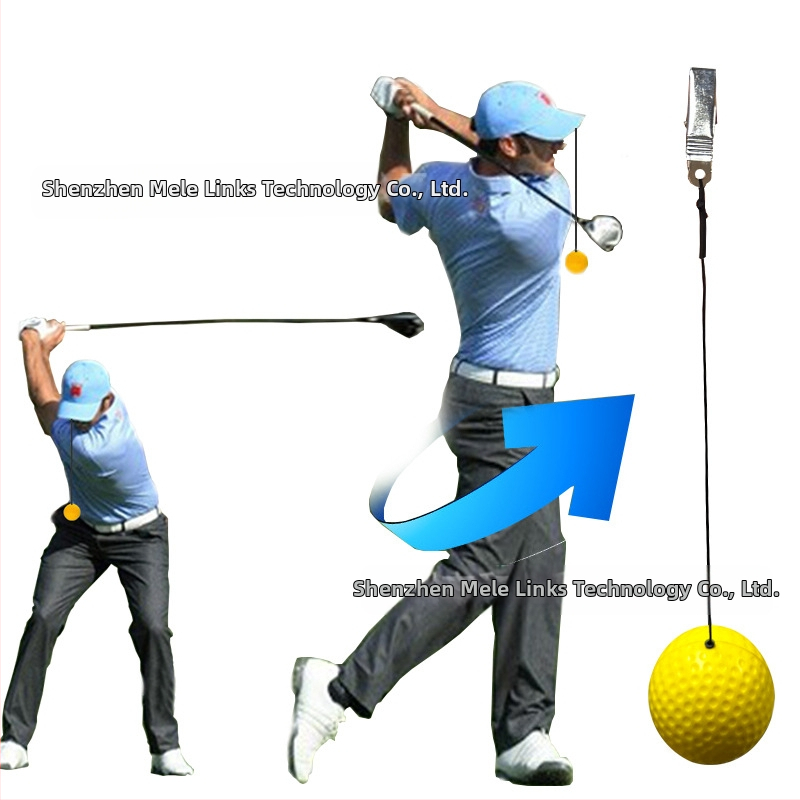 Golfový Swing Trainer swing silný lano putter kocka 10° naklonená loptička podpora otočenie pevný trenažér
