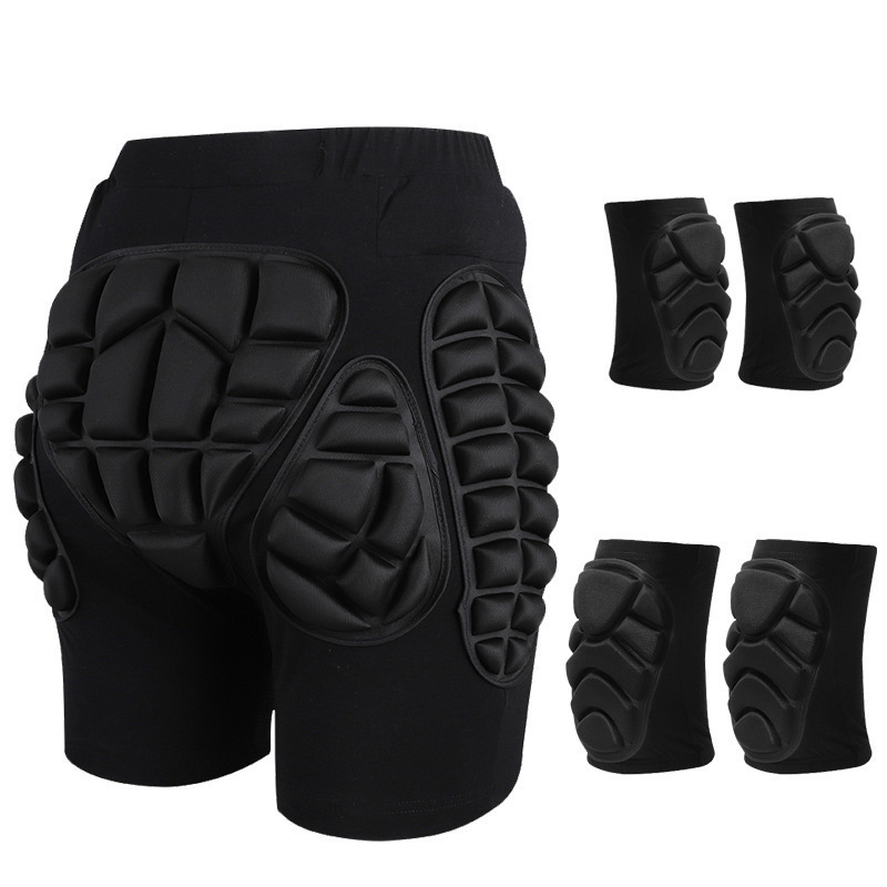 Žieminės vaikų suaugusiųjų slidinėjimo kelnės, riedučiai, jodinėjimas, apsauga nuo kritimo, užpakaliuko kilimėlis, lauko sportui, apsaugantis nuo susidūrimo, kelio apsauga, alkūnės apsauga