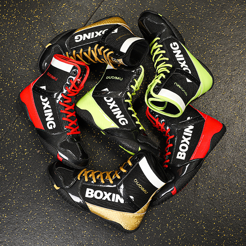 Sunkiosios atletikos imtynių bateliai, aukšti kulkšnies apsaugos, kvėpuojantys, bokso, laisvosios kovos, pritūpimų, neslystantys bateliai.