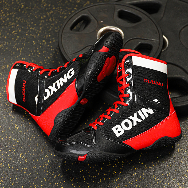 Sunkiosios atletikos imtynių bateliai, aukšti kulkšnies apsaugos, kvėpuojantys, bokso, laisvosios kovos, pritūpimų, neslystantys bateliai.