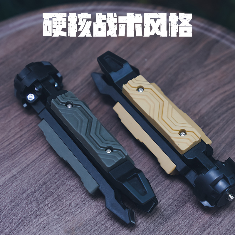 Taktikai szélállvány asztali kültéri lámpaállvány kemping mobiltelefon élő mikro egyetlen kamera stabilizátor kemping lámpaállvány