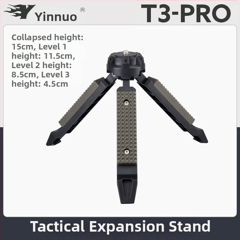 Taktikai szélállvány asztali kültéri lámpaállvány kemping mobiltelefon élő mikro egyetlen kamera stabilizátor kemping lámpaállvány