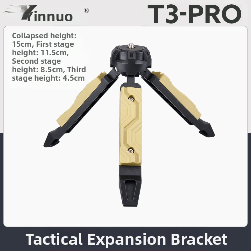 Taktikai szélállvány asztali kültéri lámpaállvány kemping mobiltelefon élő mikro egyetlen kamera stabilizátor kemping lámpaállvány