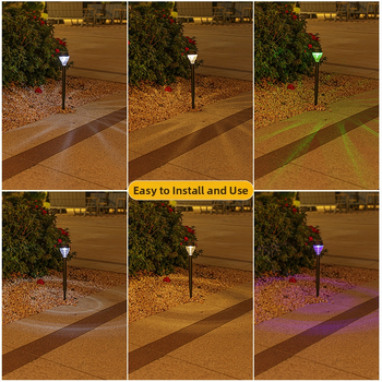 Saulės energija varoma vejos šviesa ir šešėlis, kiemo sodo dekoracija, lauko vandeniui atspari naktinė lempa, kraštovaizdžio atmosferos šviesa