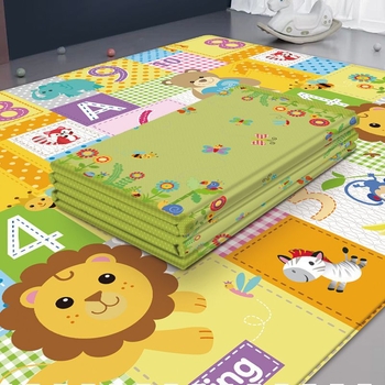 Baby Power bērnu kāpšanas paklājiņš, saliekams bērnu kāpšanas paklājiņš, viesistabas spēļu paklājiņš, sabiezināts bērnu kāpšanas paklājiņš