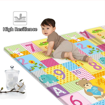 Baby Power bērnu kāpšanas paklājiņš, saliekams bērnu kāpšanas paklājiņš, viesistabas spēļu paklājiņš, sabiezināts bērnu kāpšanas paklājiņš