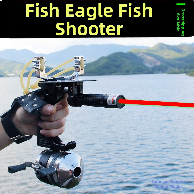 Naujas erelių žuvininkystės šaudymas timpa lazeriu, skirtas žuvims šaudyti, timpa vielos pjovimas, žuvys šaudyklės kostiumas, šlapimo pūslės strėlė, kulka