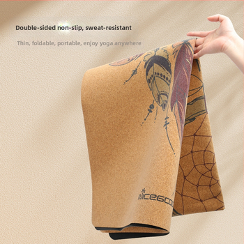 Nagoudi kummist libisemiskindla haardega löögisummutus paksendatud meeste joogaharjutuste korgist kokkupandav rätikujoogamatt
