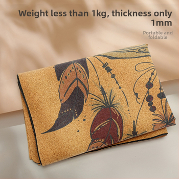 Nagoudi kummist libisemiskindla haardega löögisummutus paksendatud meeste joogaharjutuste korgist kokkupandav rätikujoogamatt