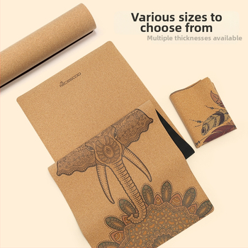 Nagoudi kummist libisemiskindla haardega löögisummutus paksendatud meeste joogaharjutuste korgist kokkupandav rätikujoogamatt