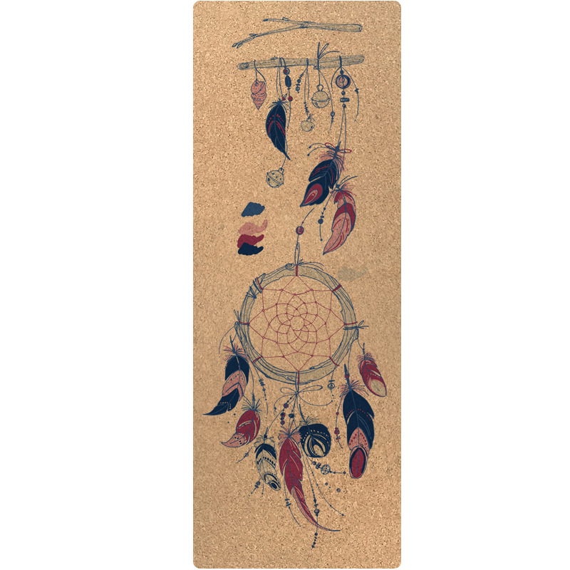 Nagoudi kummist libisemiskindla haardega löögisummutus paksendatud meeste joogaharjutuste korgist kokkupandav rätikujoogamatt