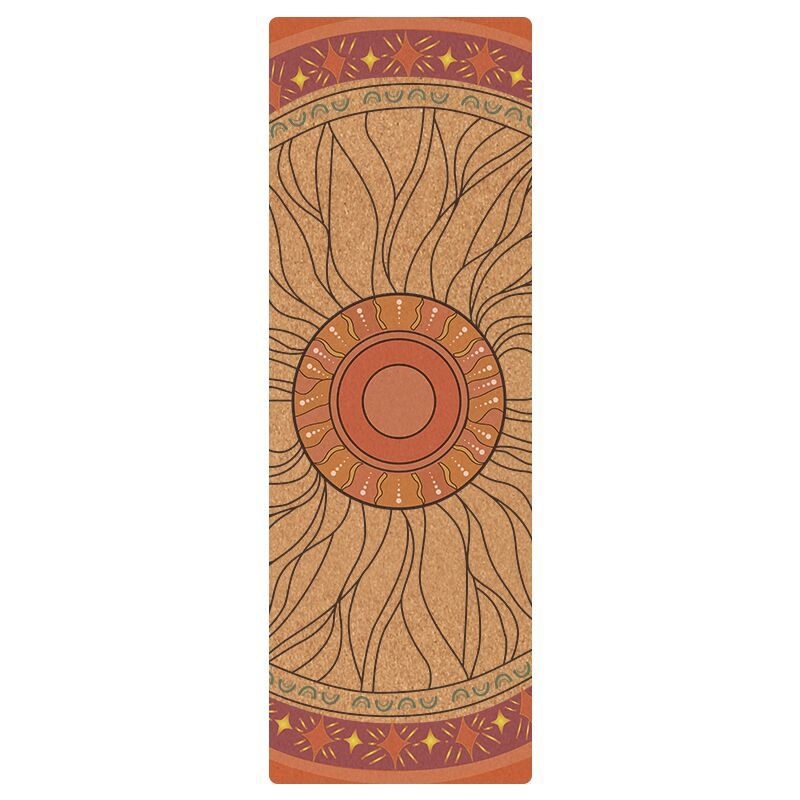 Nagoudi kummist libisemiskindla haardega löögisummutus paksendatud meeste joogaharjutuste korgist kokkupandav rätikujoogamatt