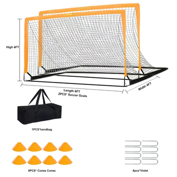 Piiriülene pühendatud kaasaskantavale kokkupandavale hüpikjalgpalliuksele peredele, lasteaiale, sise- ja välistingimustes sportimiseks mõeldud jalgpallivõrk