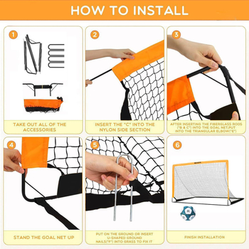 Piiriülene pühendatud kaasaskantavale kokkupandavale hüpikjalgpalliuksele peredele, lasteaiale, sise- ja välistingimustes sportimiseks mõeldud jalgpallivõrk