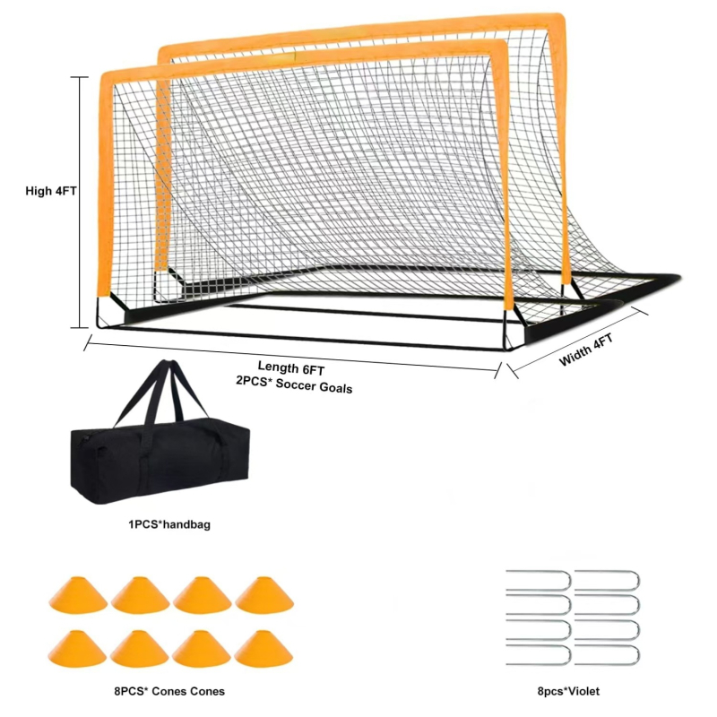 Piiriülene pühendatud kaasaskantavale kokkupandavale hüpikjalgpalliuksele peredele, lasteaiale, sise- ja välistingimustes sportimiseks mõeldud jalgpallivõrk