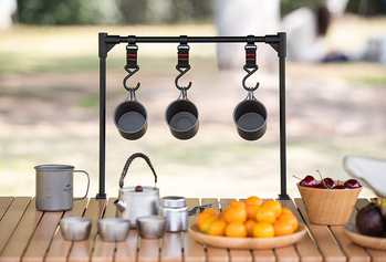 Εξωτερική πτυσσόμενη κρεμαστή βάση γραφείου, βάση αποθήκευσης, αξεσουάρ για κάμπινγκ, πλαϊνό φωτιστικό κάμπινγκ, βάση φωτισμού